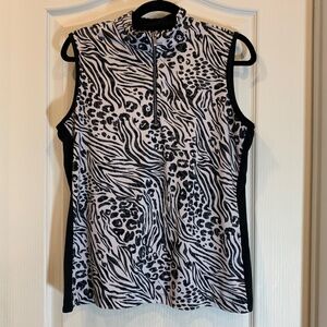 Tail White Label – Beliza Top (Zebra Print)